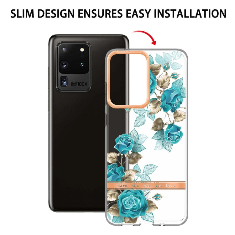 For Samsung Galaxy S20 Ultra Flowers and Plants Series IMD TPU Phone Case