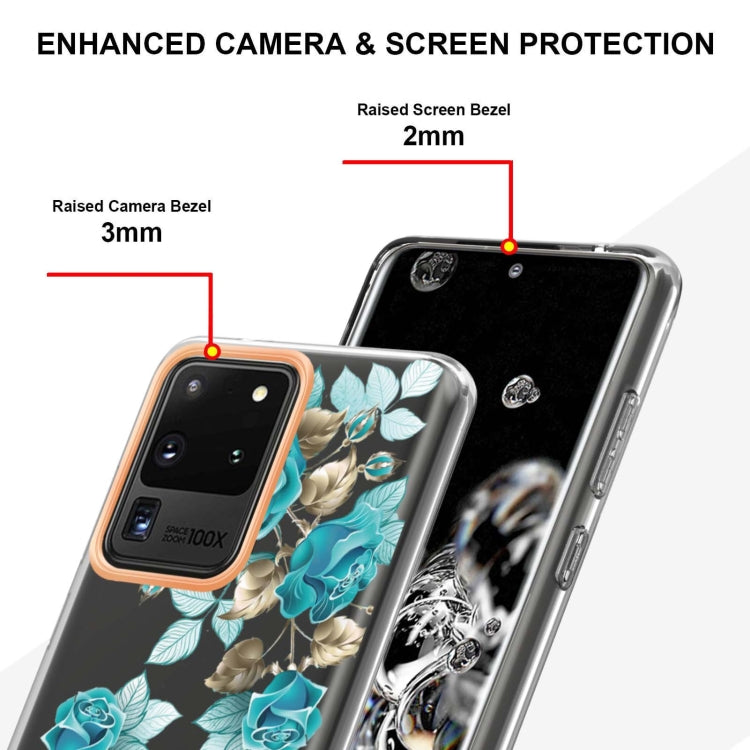 For Samsung Galaxy S20 Ultra Flowers and Plants Series IMD TPU Phone Case