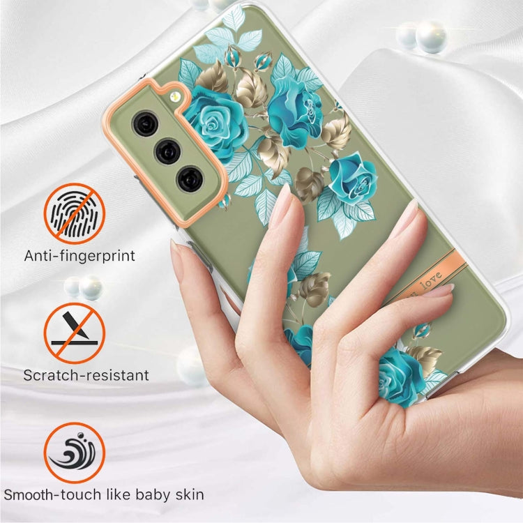For Samsung Galaxy S21 FE 5G Flowers and Plants Series IMD TPU Phone Case