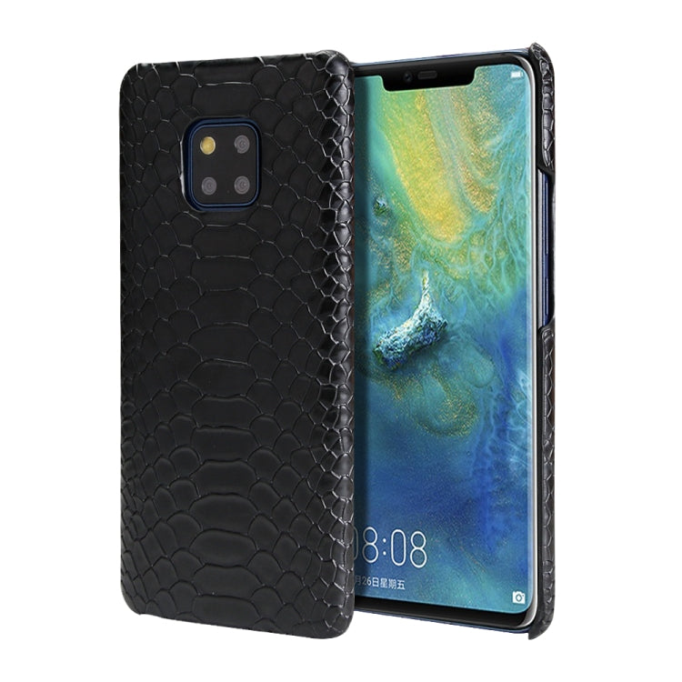 For Huawei Mate 20 Pro Snakeskin Texture PC + PU Case
