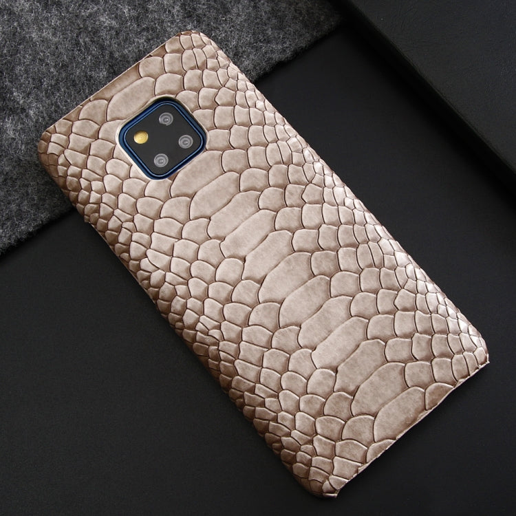 For Huawei Mate 20 Pro Snakeskin Texture PC + PU Case