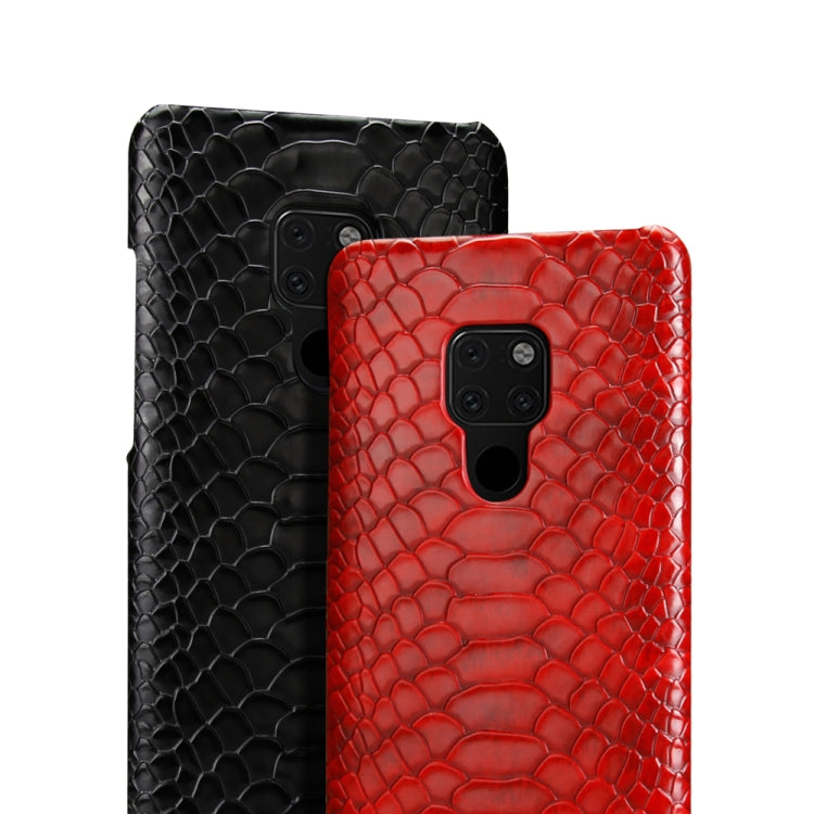 For Huawei Mate 20 Snakeskin Texture PC + PU Case