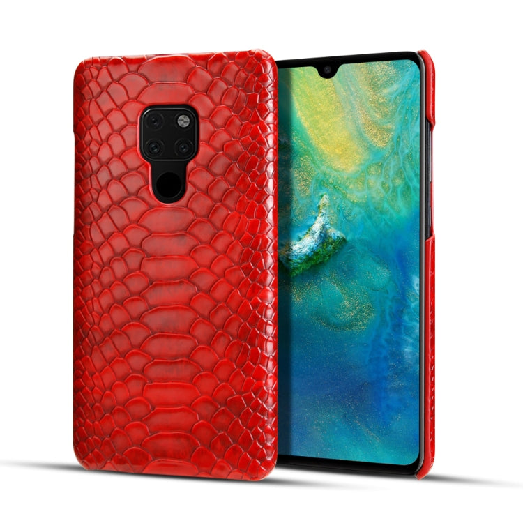 For Huawei Mate 20 Snakeskin Texture PC + PU Case