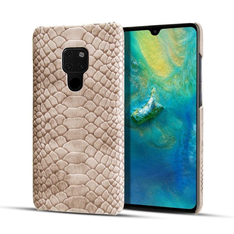 For Huawei Mate 20 Snakeskin Texture PC + PU Case