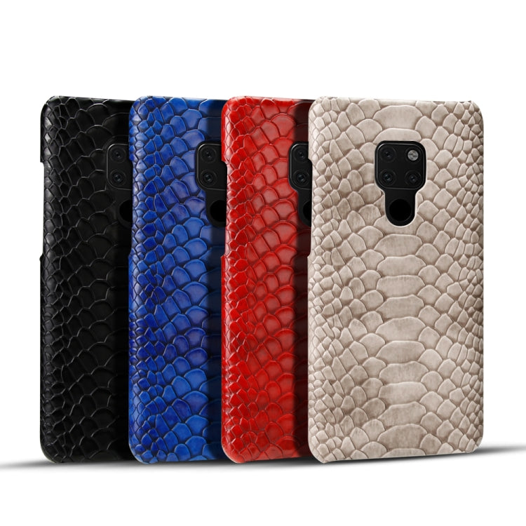 For Huawei Mate 20 Snakeskin Texture PC + PU Case