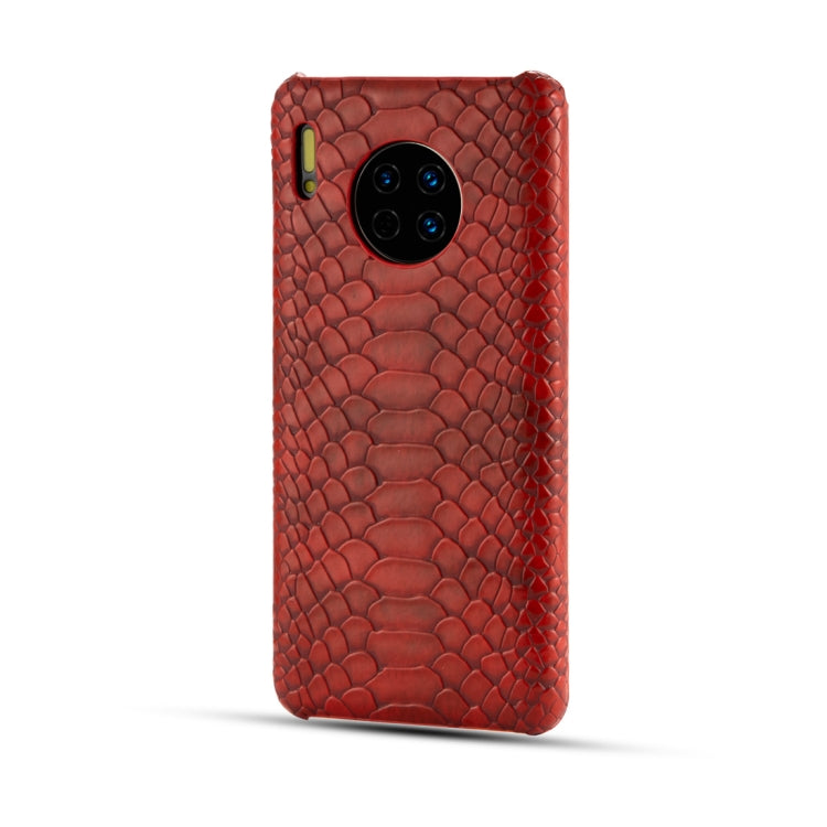 For Huawei Mate 30 Snakeskin Texture PC + PU Case