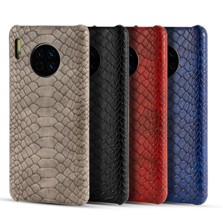 For Huawei Mate 30 Snakeskin Texture PC + PU Case
