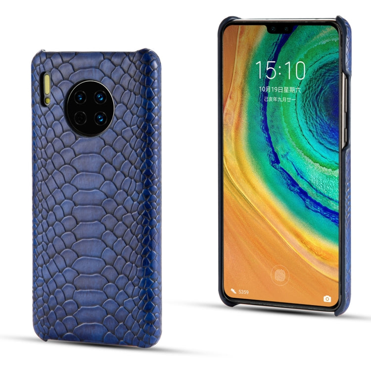 For Huawei Mate 30 Pro Snakeskin Texture PC + PU Case