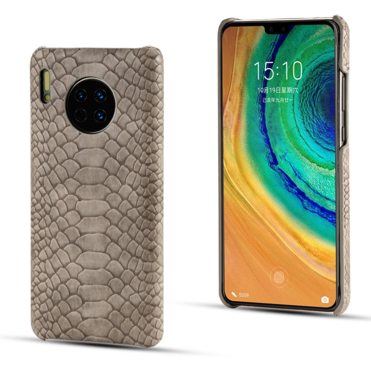 For Huawei Mate 30 Pro Snakeskin Texture PC + PU Case