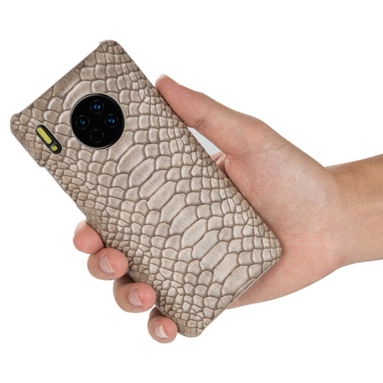 For Huawei Mate 30 Pro Snakeskin Texture PC + PU Case