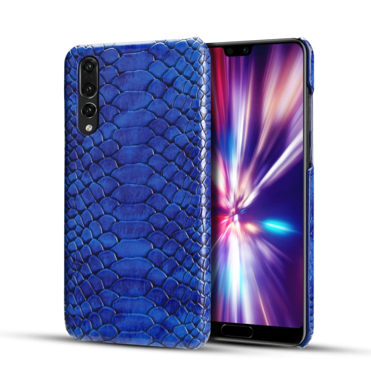 For Huawei P20 Pro Snakeskin Texture PC + PU Case