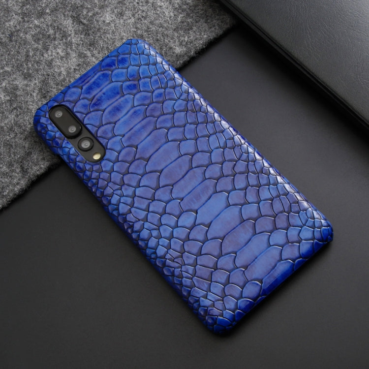 For Huawei P20 Pro Snakeskin Texture PC + PU Case