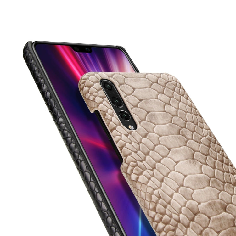For Huawei P20 Pro Snakeskin Texture PC + PU Case