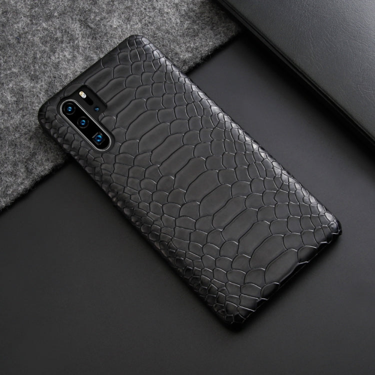 For Huawei P30 Pro Snakeskin Texture PC + PU Case