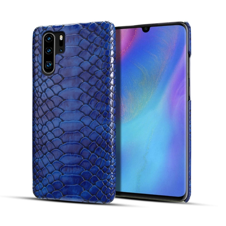 For Huawei P30 Pro Snakeskin Texture PC + PU Case