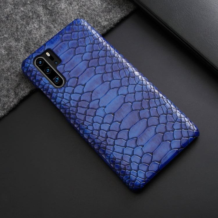 For Huawei P30 Pro Snakeskin Texture PC + PU Case