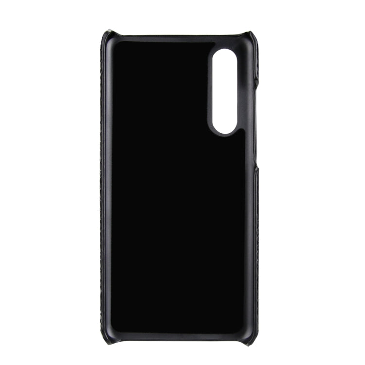 For Huawei P30 Snakeskin Texture PC + PU Case