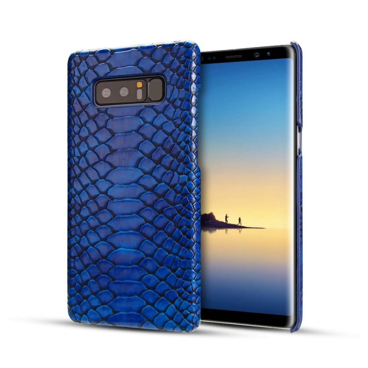 For Galaxy Note8 Snakeskin Texture PC + PU Case