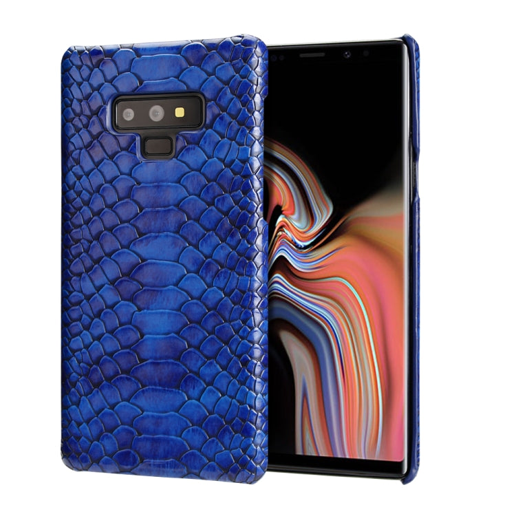 For Galaxy Note9 Snakeskin Texture PC + PU Case