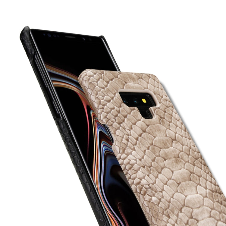 For Galaxy Note9 Snakeskin Texture PC + PU Case