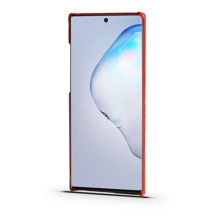 For Galaxy Note10 Snakeskin Texture PC + PU Case