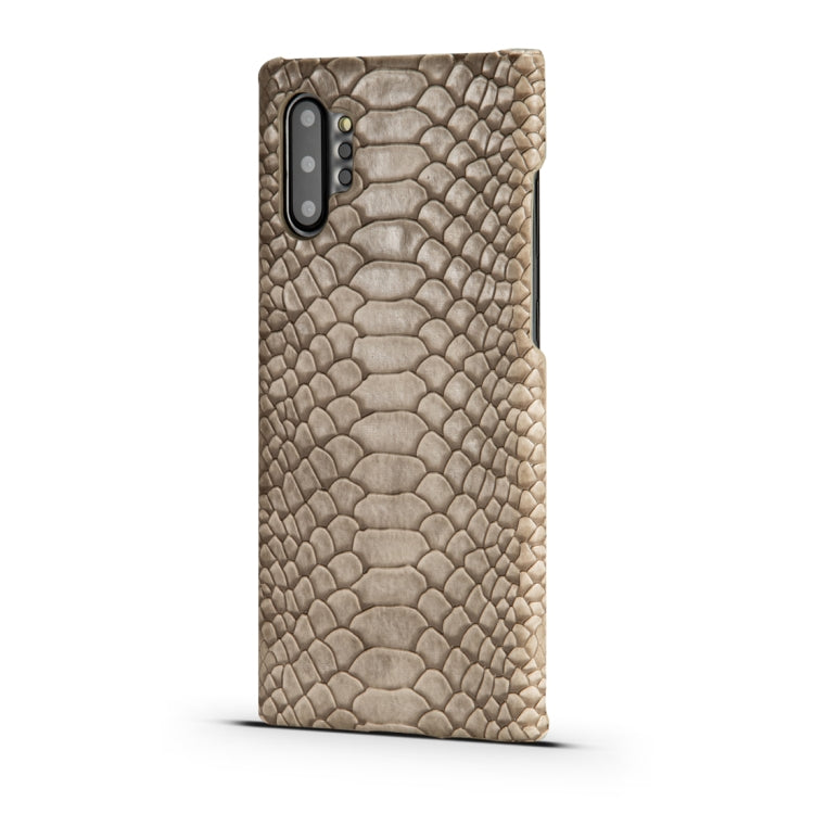 For Galaxy Note10 Snakeskin Texture PC + PU Case