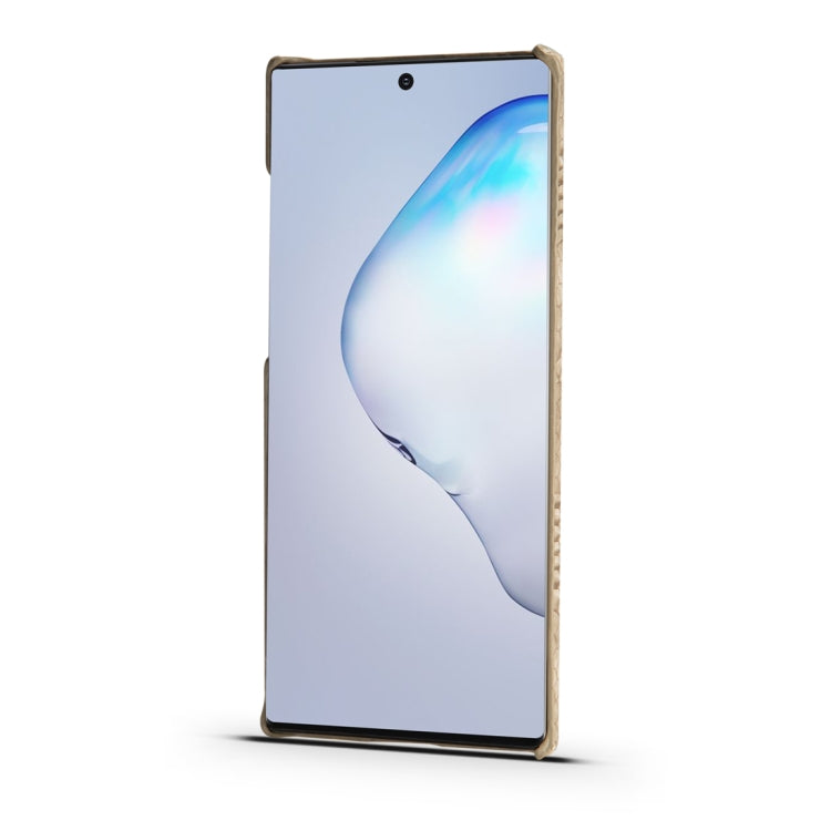 For Galaxy Note10 Snakeskin Texture PC + PU Case