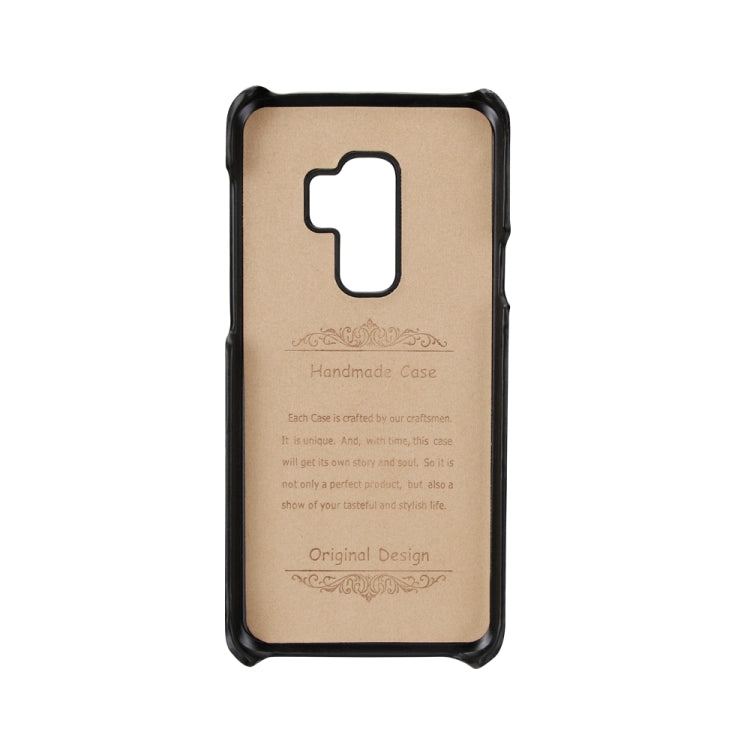 For Galaxy S9+ Snakeskin Texture PC + PU Case