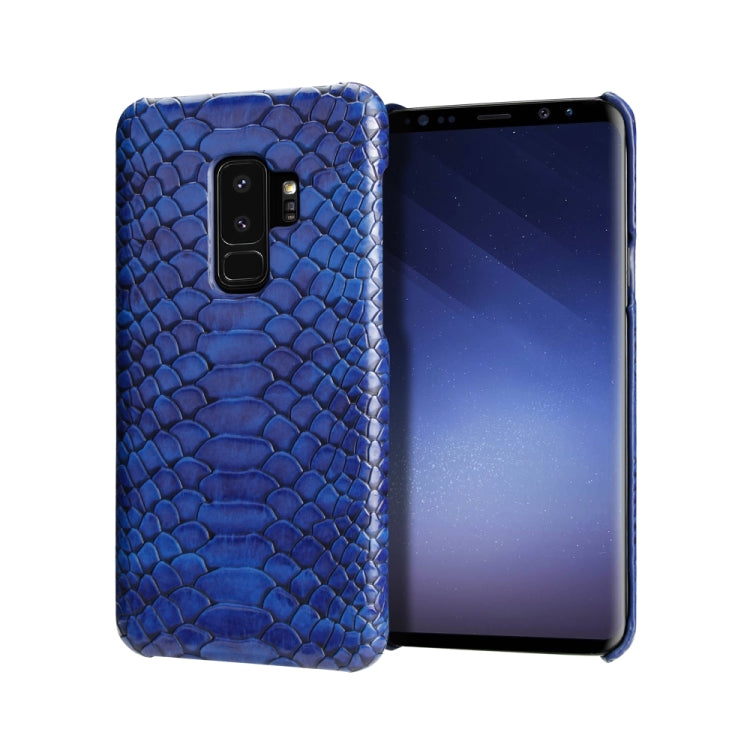 For Galaxy S9 Snakeskin Texture PC + PU Case