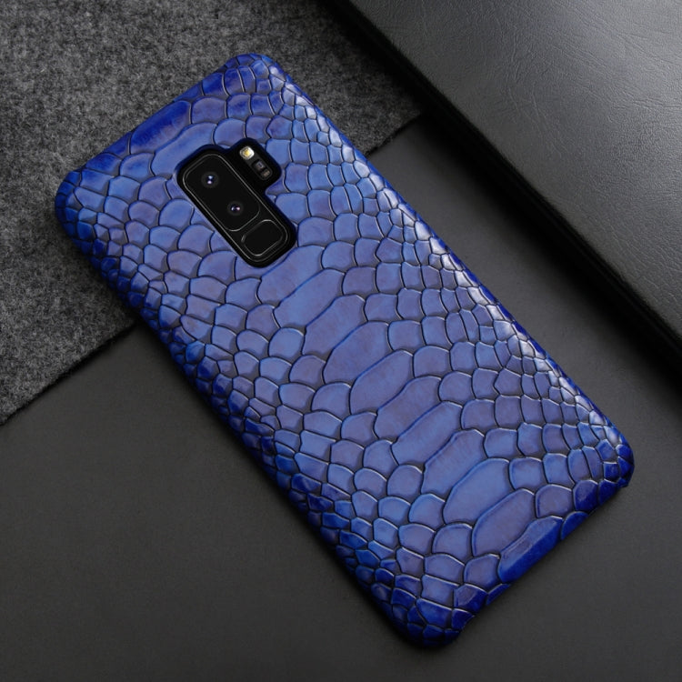 For Galaxy S9 Snakeskin Texture PC + PU Case