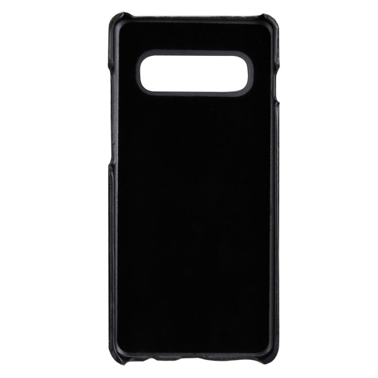 For Galaxy S10e Snakeskin Texture PC + PU Case