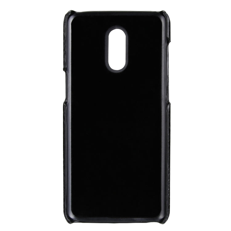 For OnePlus 6T Snakeskin Texture PC + PU Case