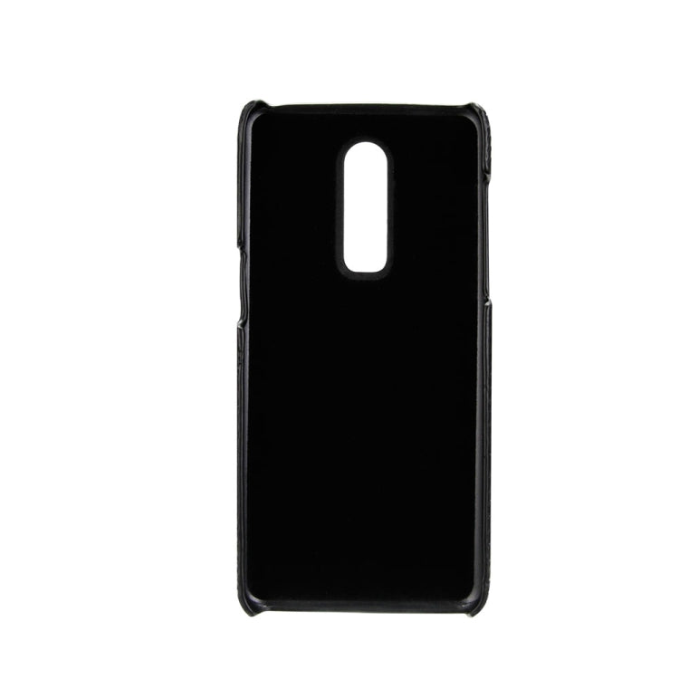 For OnePlus 6 Snakeskin Texture PC + PU Case