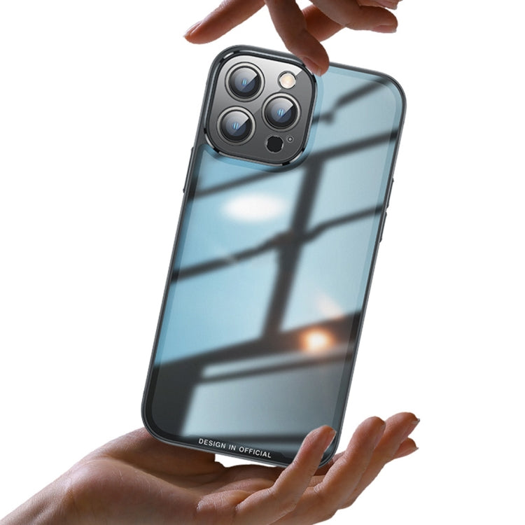 For iPhone 13 Pro HD Transparent Glass Phone Case