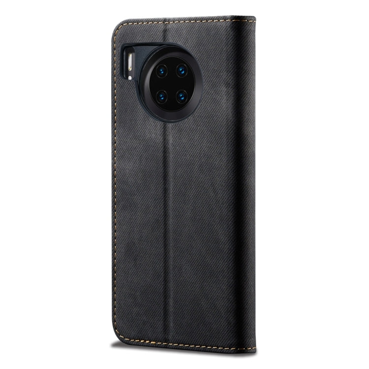 For Huawei Mate 30 Denim Texture Casual Style Horizontal Flip Leather Case with Holder & Card Slots & Wallet