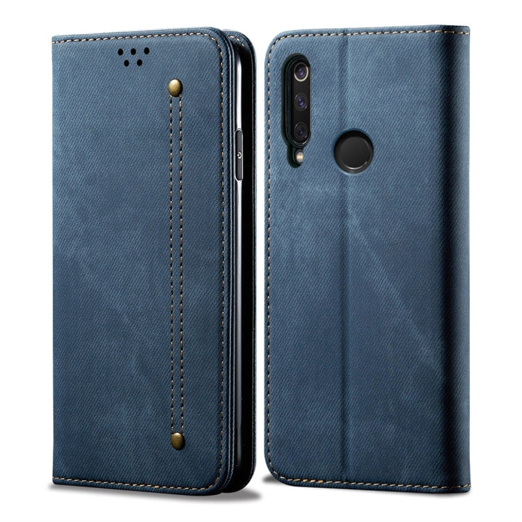 For Huawei Honor 10i / 20i / 20 Lite Denim Texture Casual Style Horizontal Flip Leather Case with Holder & Card Slots & Wallet