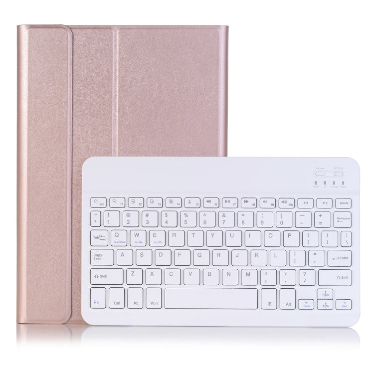 A08B Bluetooth Keyboard Leather Case with Holder & TPU Pen Slot For Samsung Galaxy Tab A8 10.5 2021 SM-X205 / SM-X200