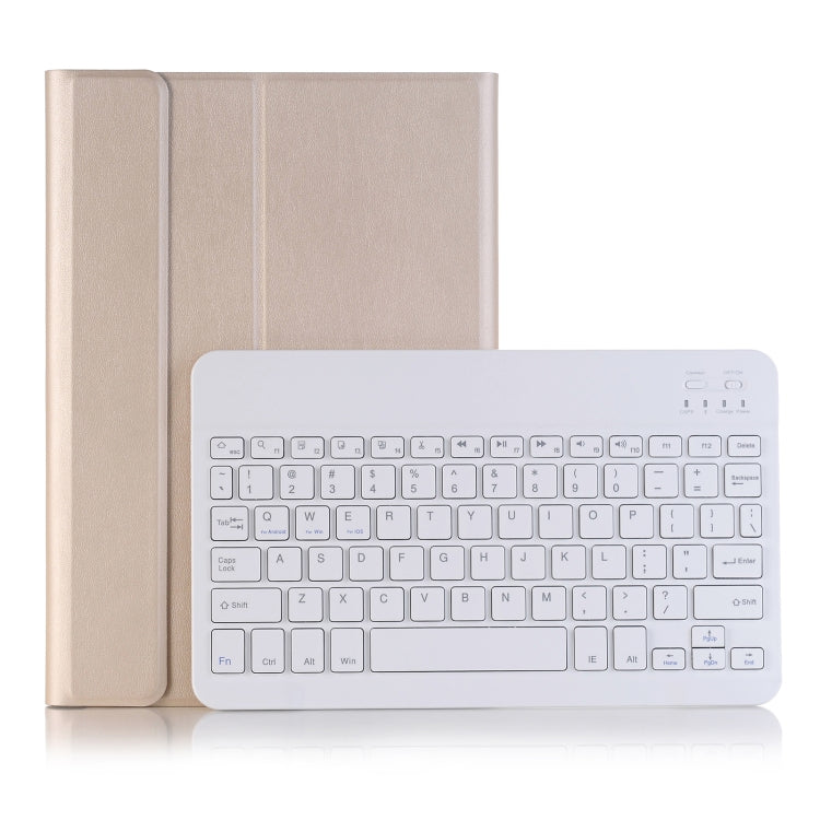A870B Bluetooth Keyboard Leather Case with Holder & TPU Pen Slot For Samsung Galaxy Tab S8 11 inch SM-X700 / SM-X706