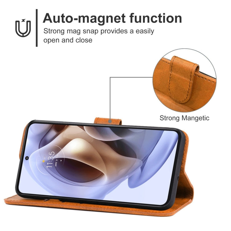 Leather Phone Case For Motorola Moto G22