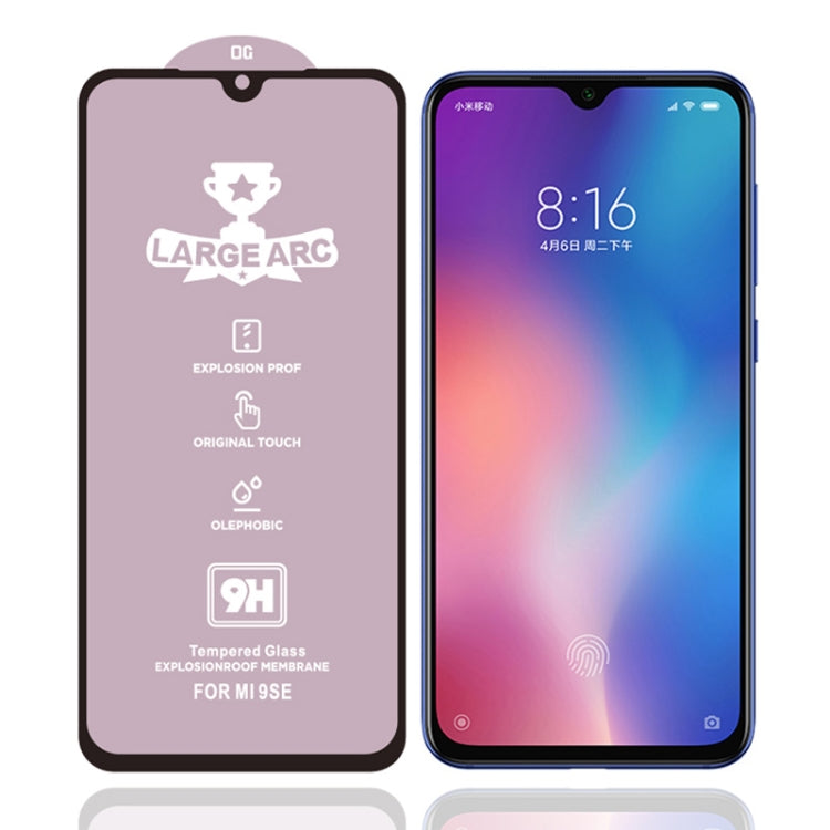 25 PCS 9H HD Large Arc High Alumina Full Screen Tempered Glass Film for Xiaomi Mi 9 SE