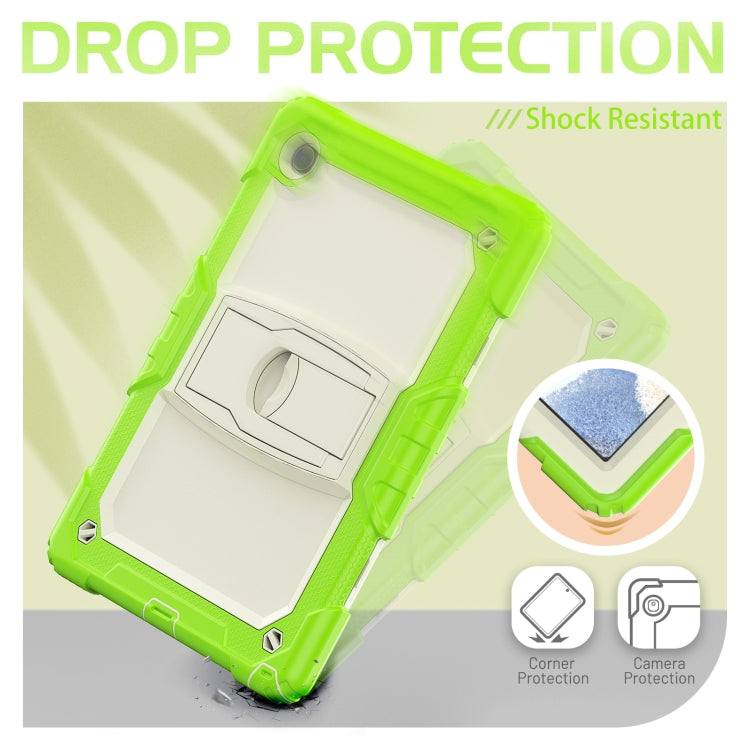 For Samsung Galaxy Tab A8 10.5 2021 Shockproof Beige Silicone + PC Tablet Protective Case