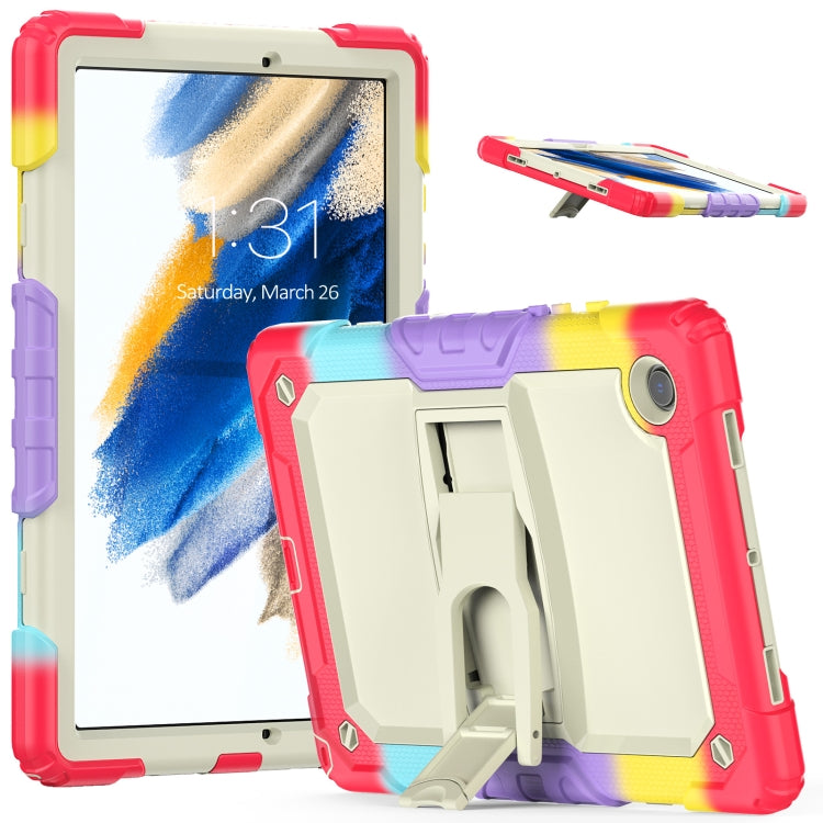 For Samsung Galaxy Tab A8 10.5 2021 Shockproof Beige Silicone + PC Tablet Protective Case