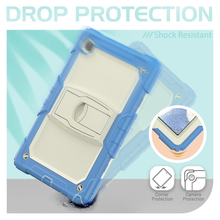 For Samsung Galaxy Tab A8 10.5 2021 Shockproof Beige Silicone + PC Tablet Protective Case