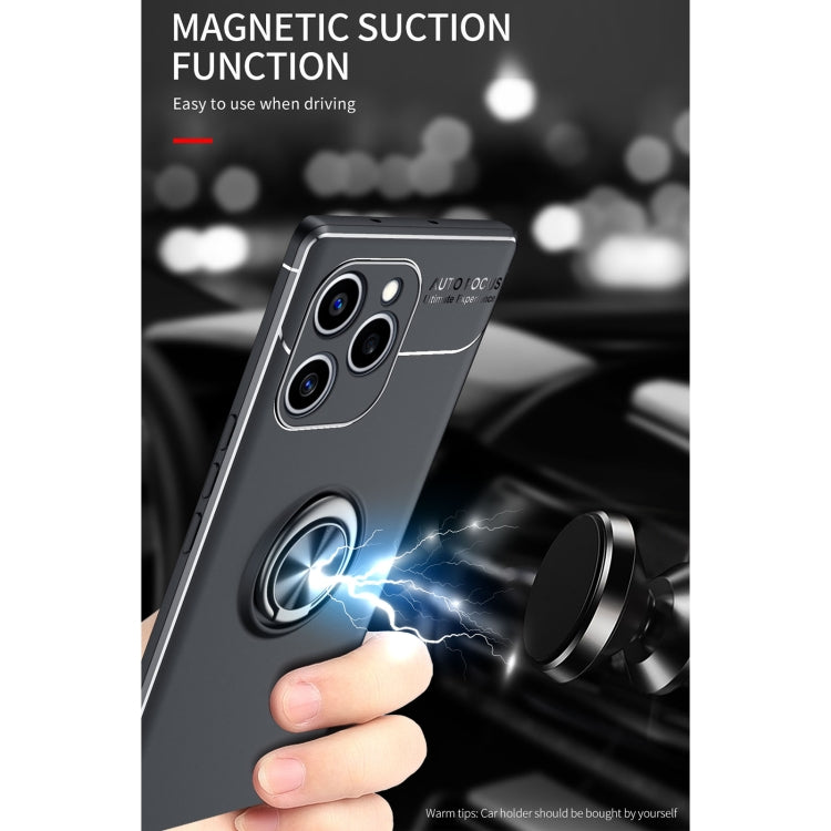For Honor 60 SE Metal Ring Holder TPU Phone Case