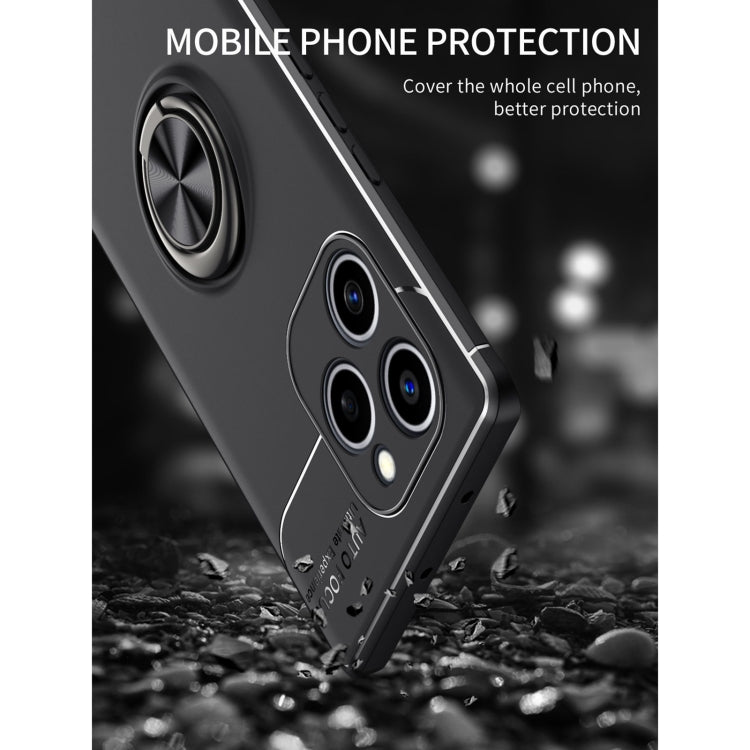 For Honor 60 SE Metal Ring Holder TPU Phone Case