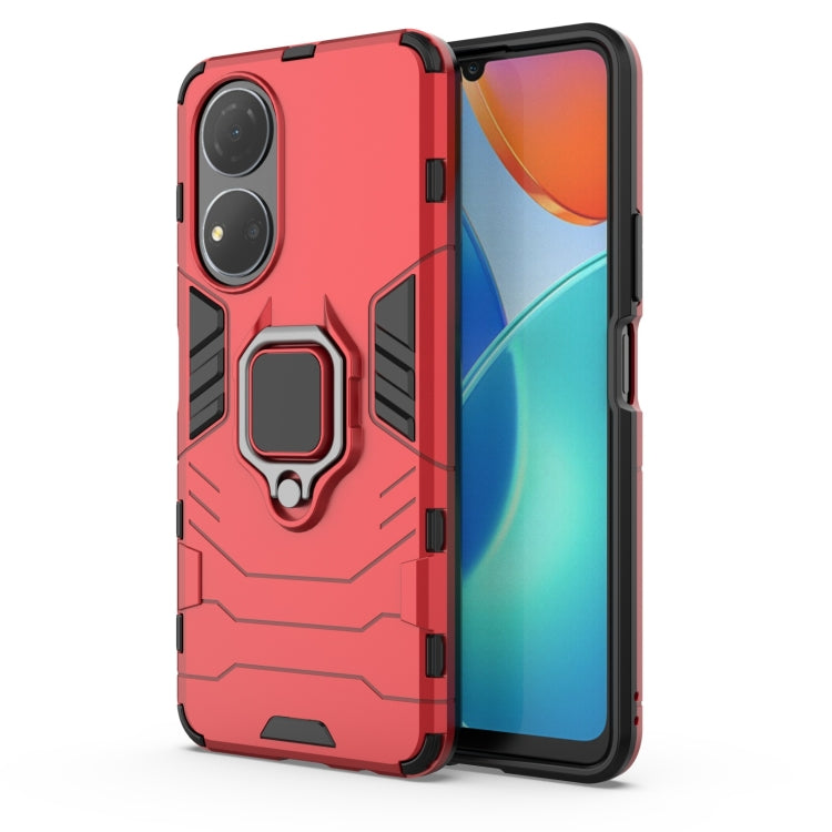 For Honor Play 30 Plus Shockproof PC + TPU Holder Phone Case
