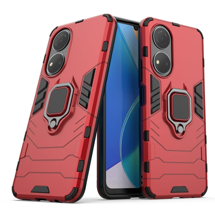For Honor Play 30 Plus Shockproof PC + TPU Holder Phone Case