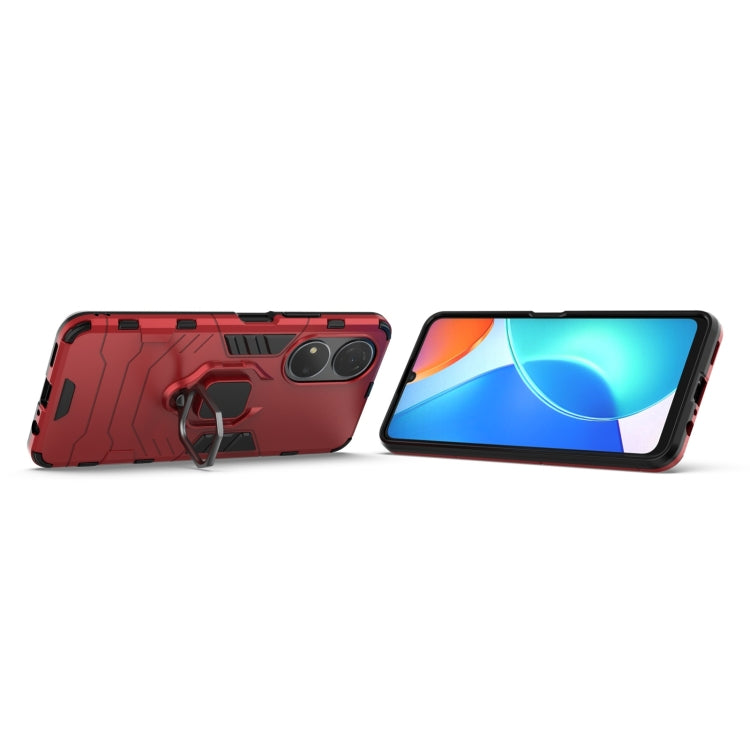 For Honor Play 30 Plus Shockproof PC + TPU Holder Phone Case
