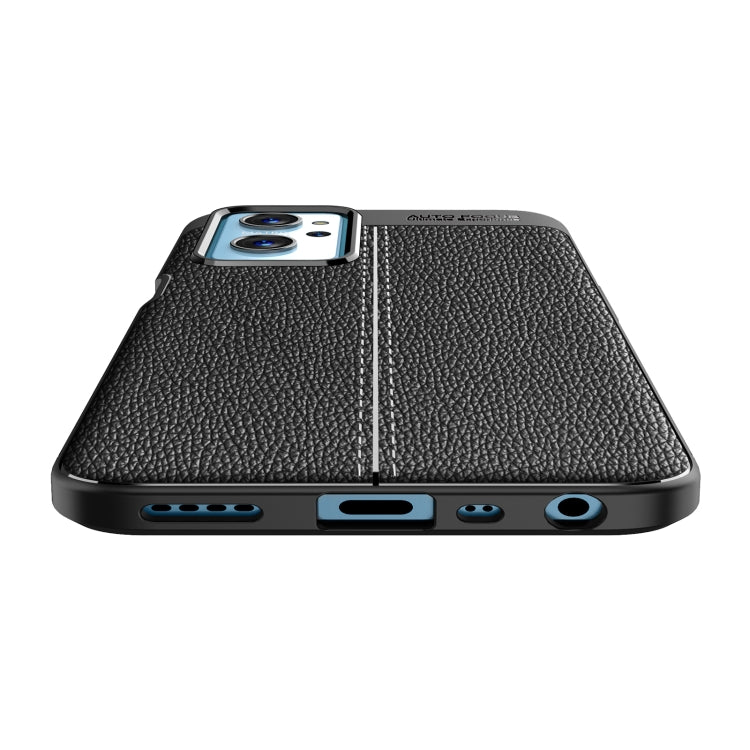 For OPPO Realme 9i / A96 4G / A76 Foreign Litchi Texture TPU Shockproof Phone Case