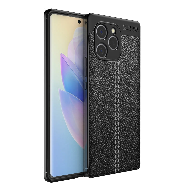 For Honor 60 SE Litchi Texture TPU Shockproof Phone Case